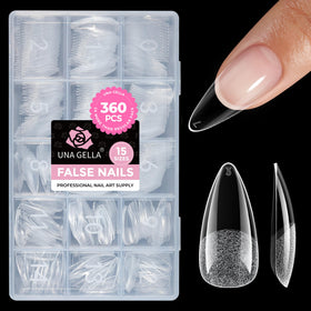 UNA GELLA Stiletto Gel Nail Tips 360Pcs front view
