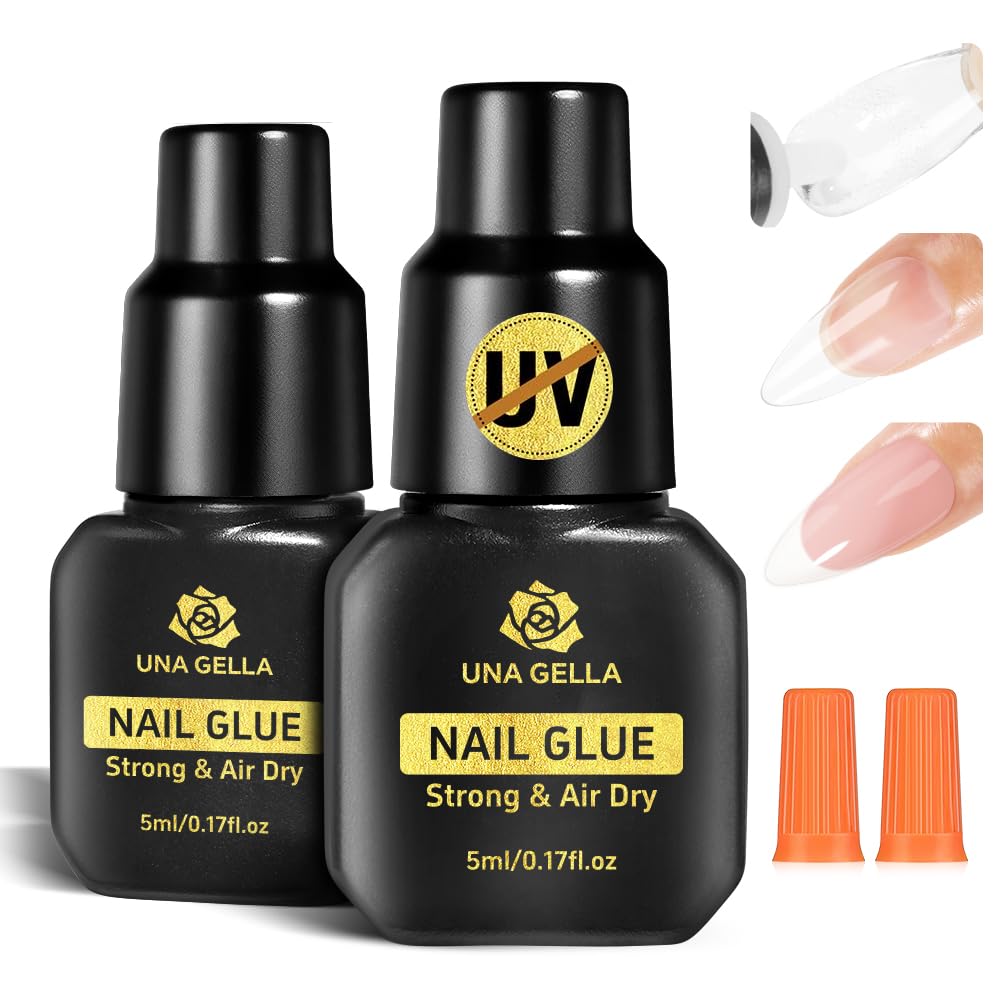 UNA GELLA Super Nail Glue front view with packaging