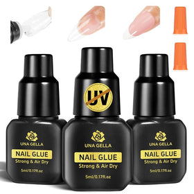 UNA GELLA Super Strong Nail Glue 5ML tube front view
