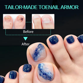 UNA GELLA Toe Nail Tips packaging with 504 pieces