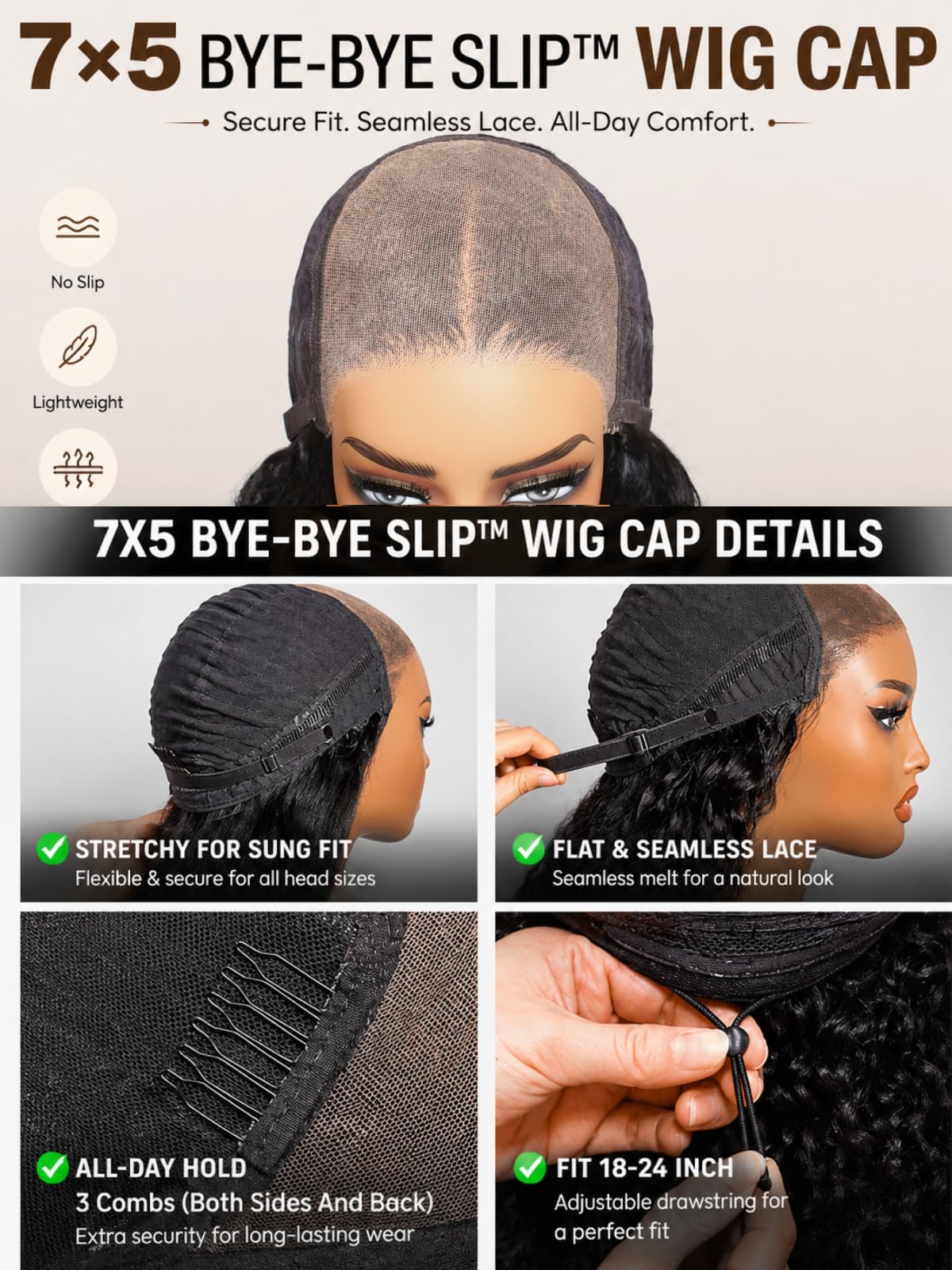 UNICE bob wig lifestyle image worn by a model