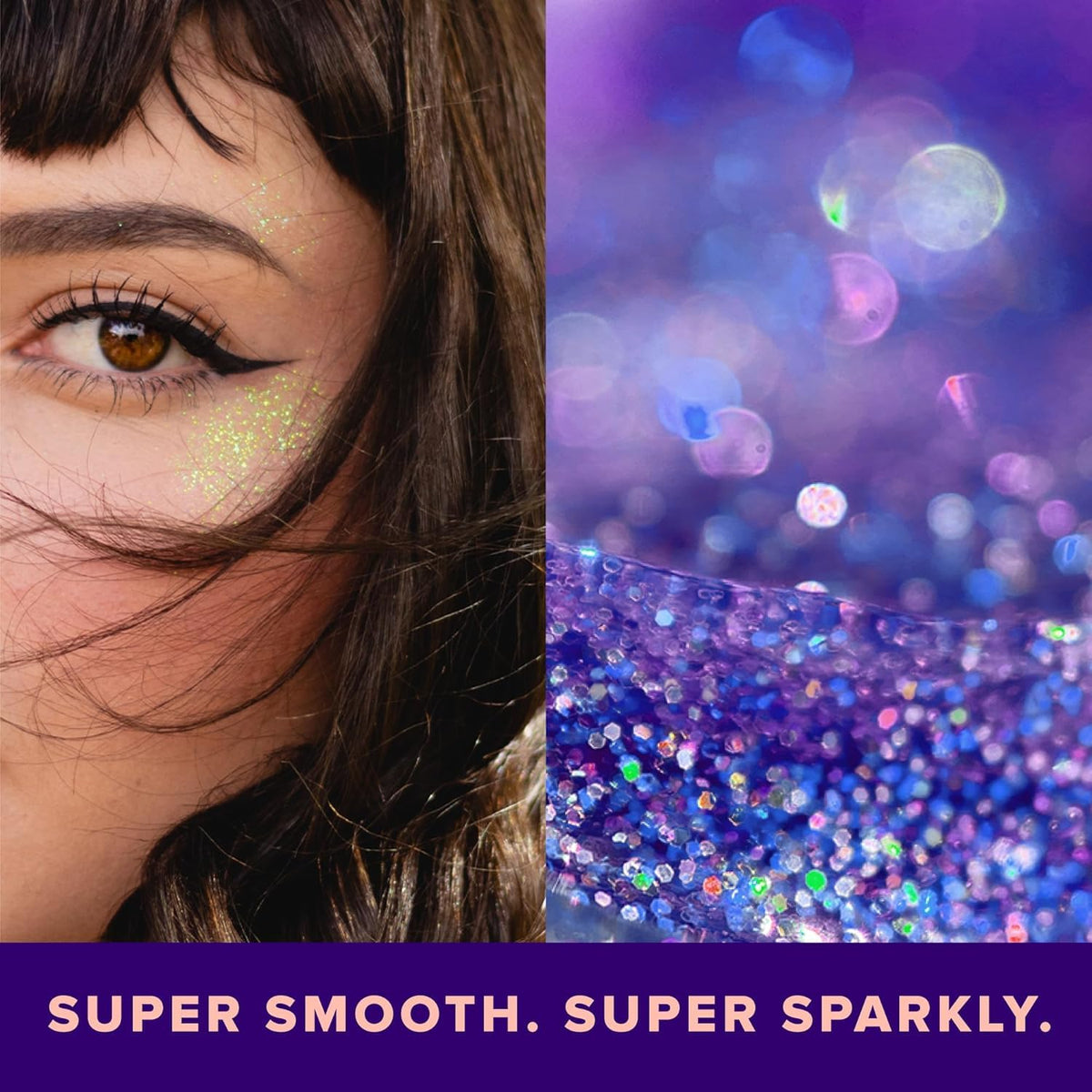 UNICORN SNOT Glitter Gel in packaging with vibrant colours