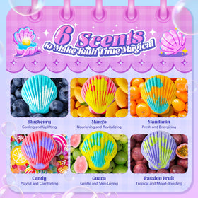 Unicorn toy included in BreezeDream Shell Bath Bombs