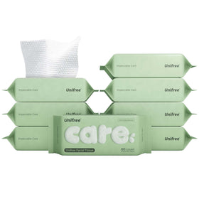 UNIFREE Facial Tissues 8-pack value pack front view