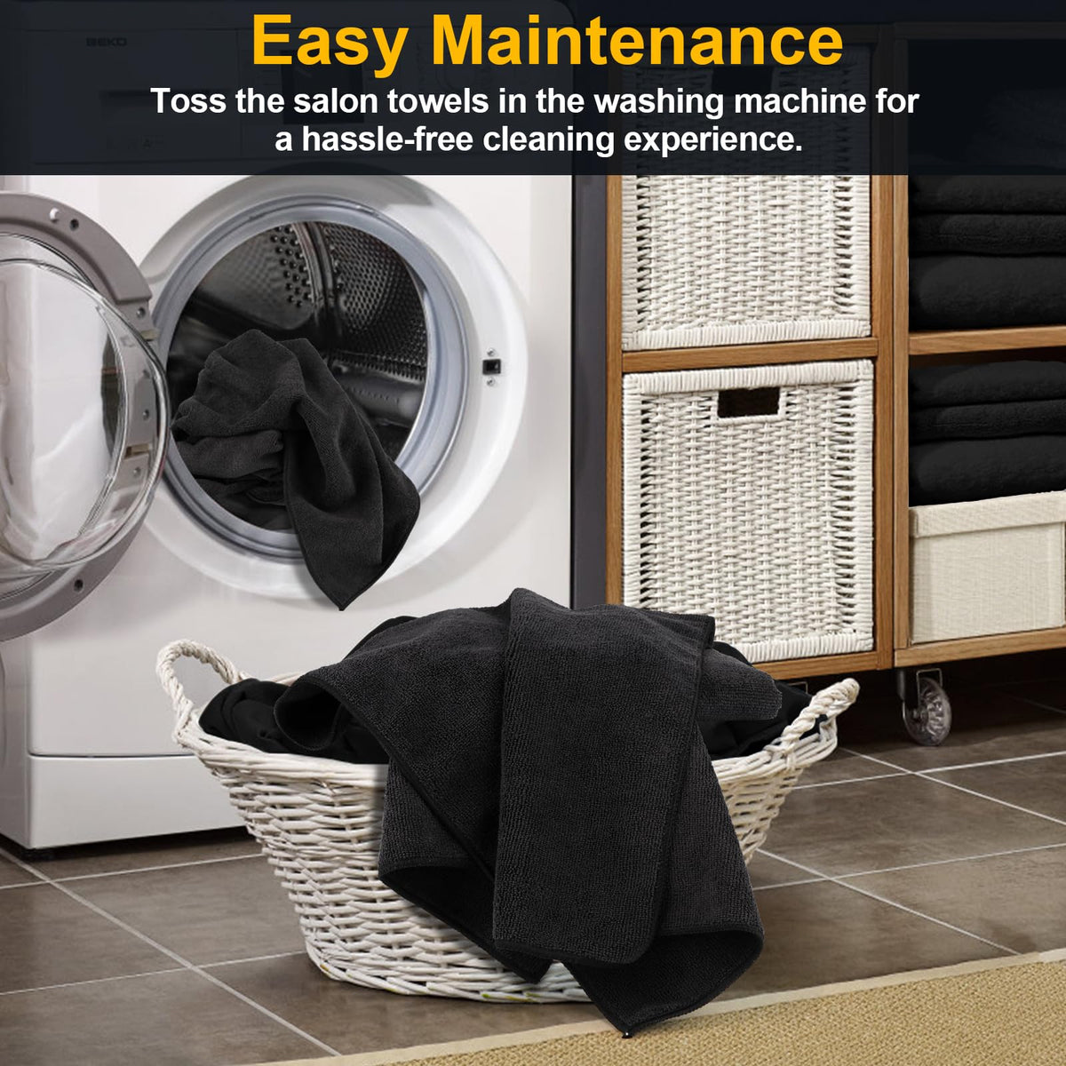 UNIMADE Salon Towels 2 Pack in a salon setting