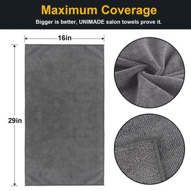 UNIMADE Salon Towels 2 Pack, soft texture close-up