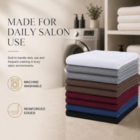 UNIMADE Salon Towels brown for makeup applications