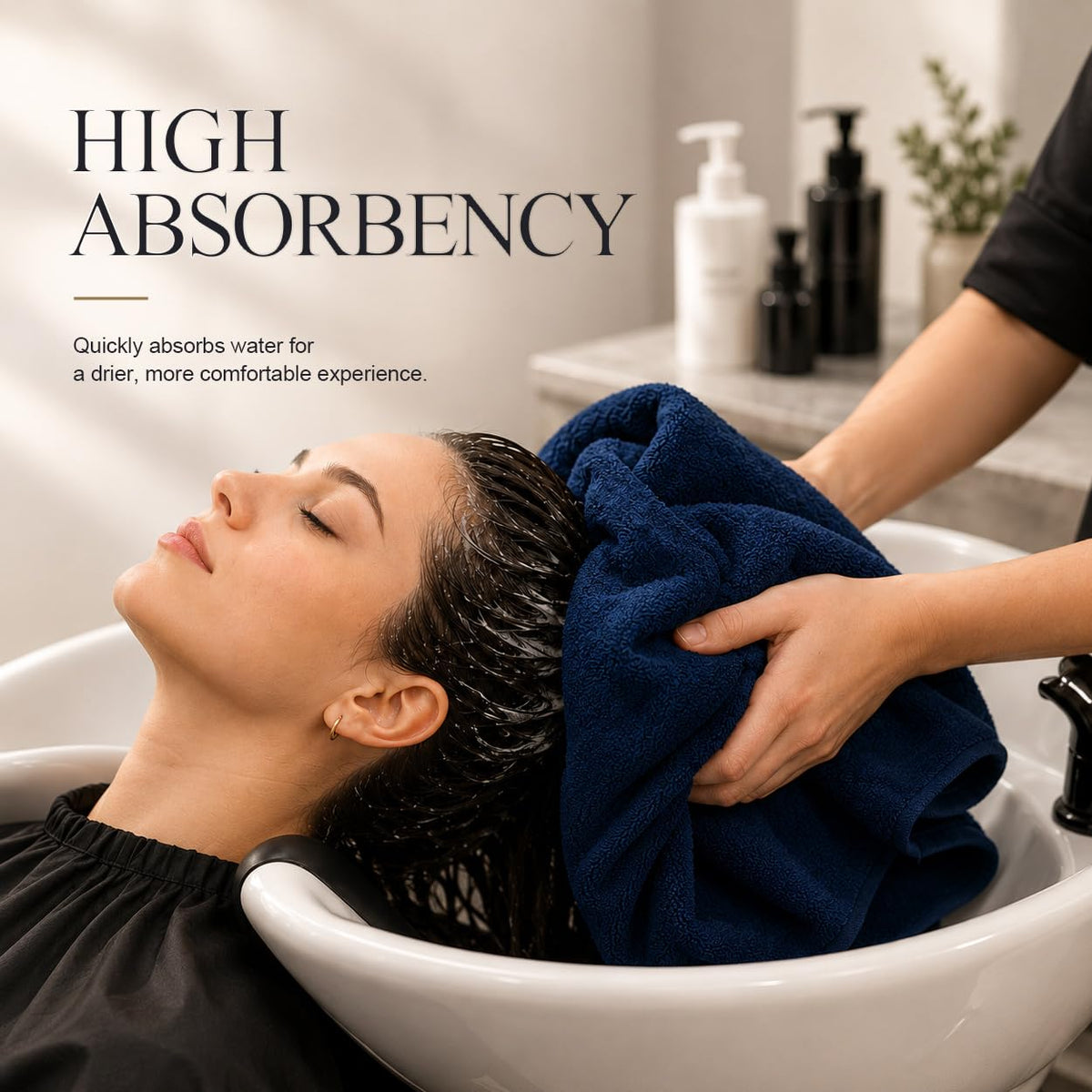 UNIMADE Salon Towels grey for styling services