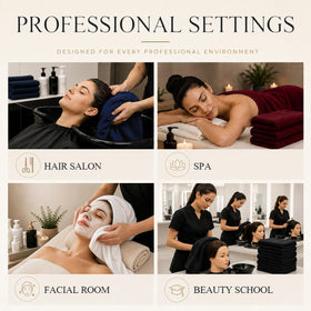 UNIMADE Salon Towels navy for shampoo services