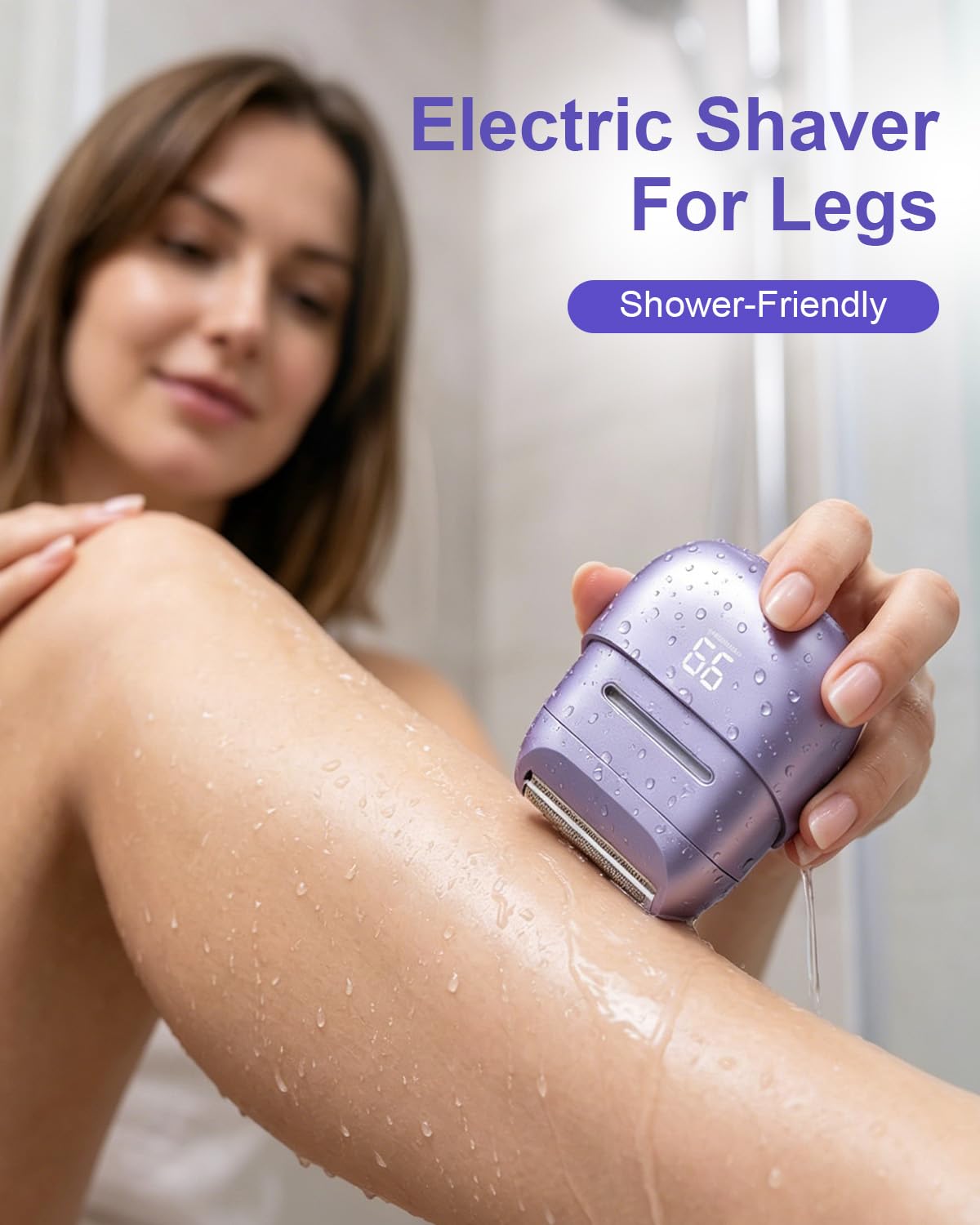 unimiko Electric Shaver for Women, charging with USB cable