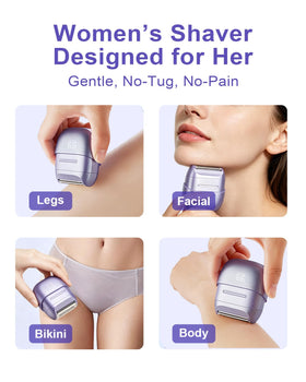 unimiko Electric Shaver for Women, in a lifestyle setting
