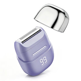 unimiko Electric Shaver for Women in purple, front view