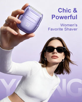 unimiko Electric Shaver for Women, side view