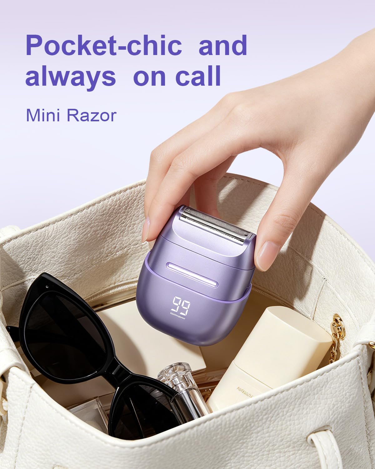 unimiko Electric Shaver for Women, with packaging