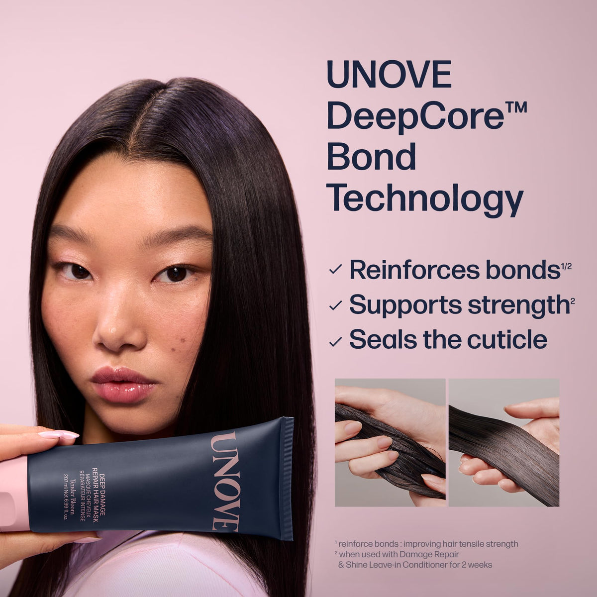 UNOVE Deep Damage Repair Hair Mask packaging side view