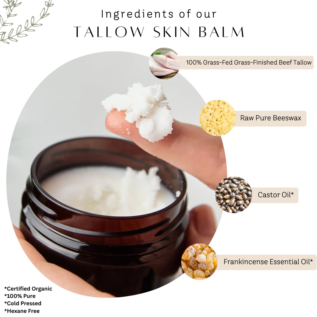 Untamed Organics Beef Tallow Balm ingredients list