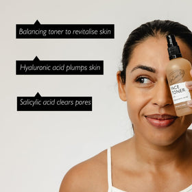 UPCIRCLE Face Toner 3.5oz back view with ingredients list
