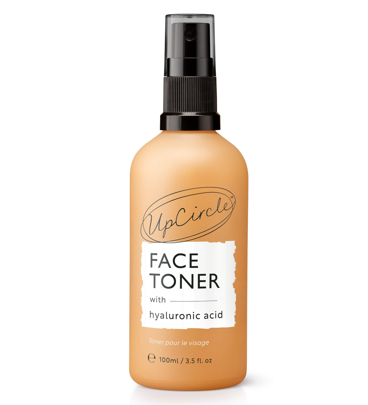 UPCIRCLE Face Toner 3.5oz front view with spray nozzle