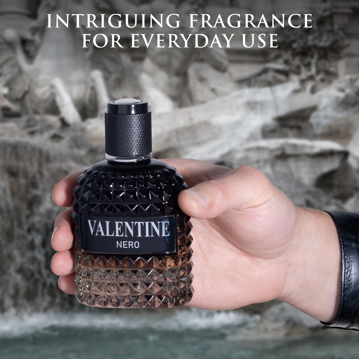 URBAN COLLECTION Valentine Nero cologne bottle back view