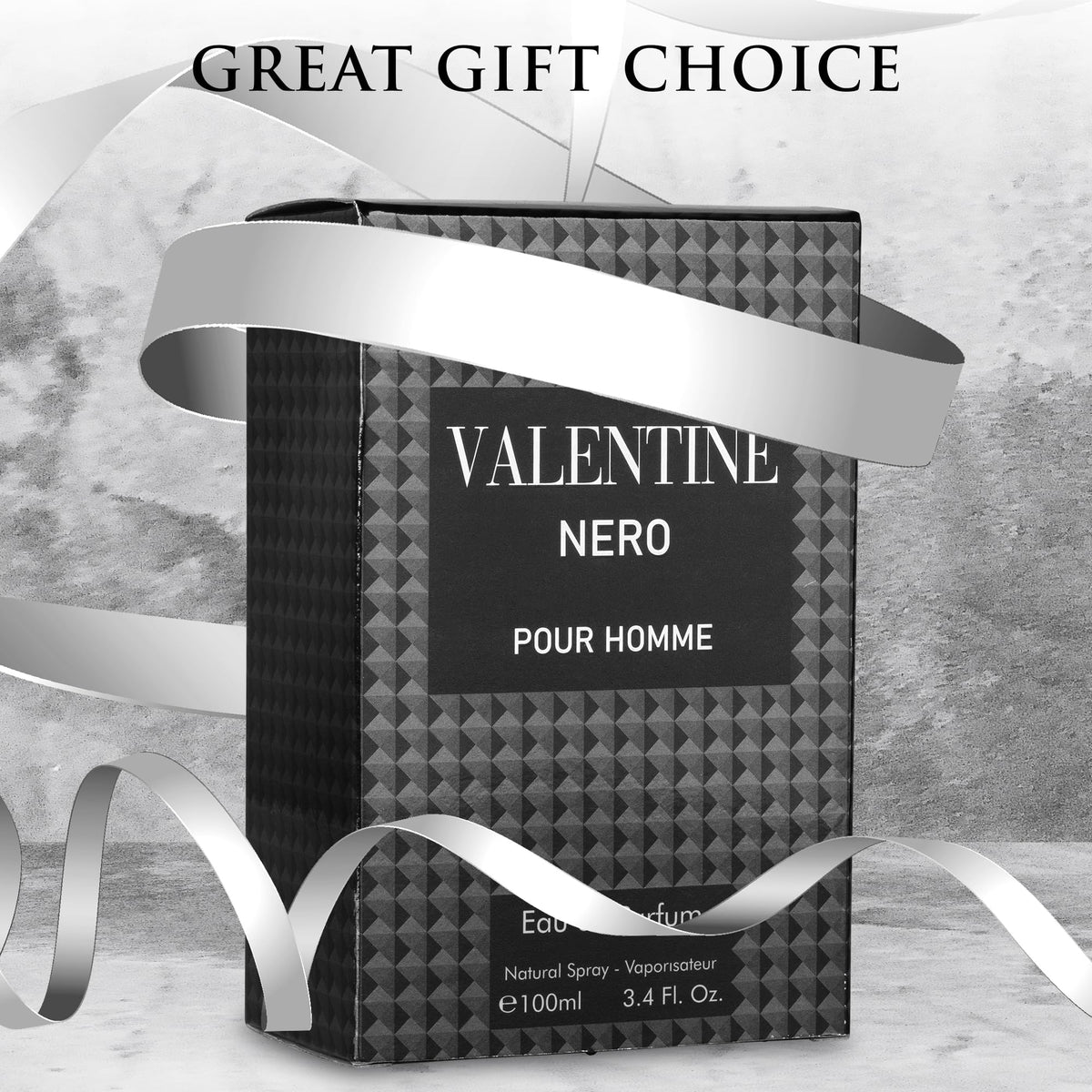URBAN COLLECTION Valentine Nero cologne close-up of label