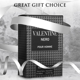 URBAN COLLECTION Valentine Nero cologne close-up of label