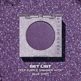 URBAN DECAY 24/7 Eyeshadow Deep Purple Shimmer swatch on skin