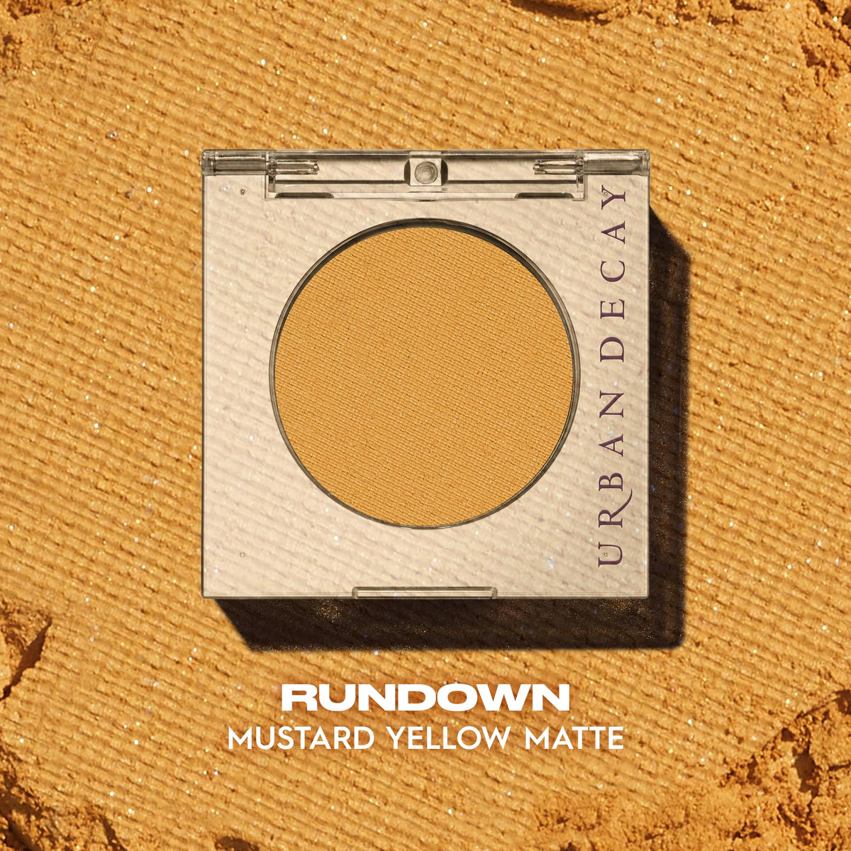 URBAN DECAY 24/7 Eyeshadow Mustard Yellow swatch on skin