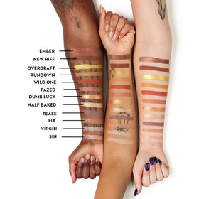 URBAN DECAY 24/7 Eyeshadow Warm Beige Matte Shadow on model