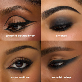 URBAN DECAY 24/7 Glide-On Dark Purple Eyeliner Pencil in use
