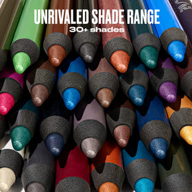 URBAN DECAY 24/7 Glide-On Dark Purple Eyeliner Pencil with other makeup products