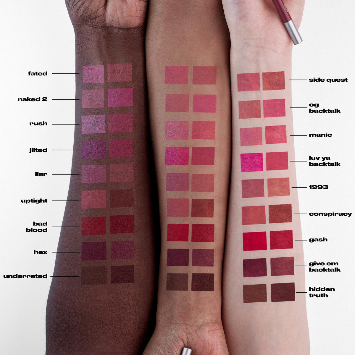 URBAN DECAY 24/7 Glide-On Lip Liner with makeup tools