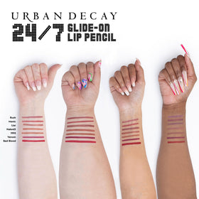 URBAN DECAY 24/7 Glide-On Waterproof Clear Lipliner Ozone with makeup brush