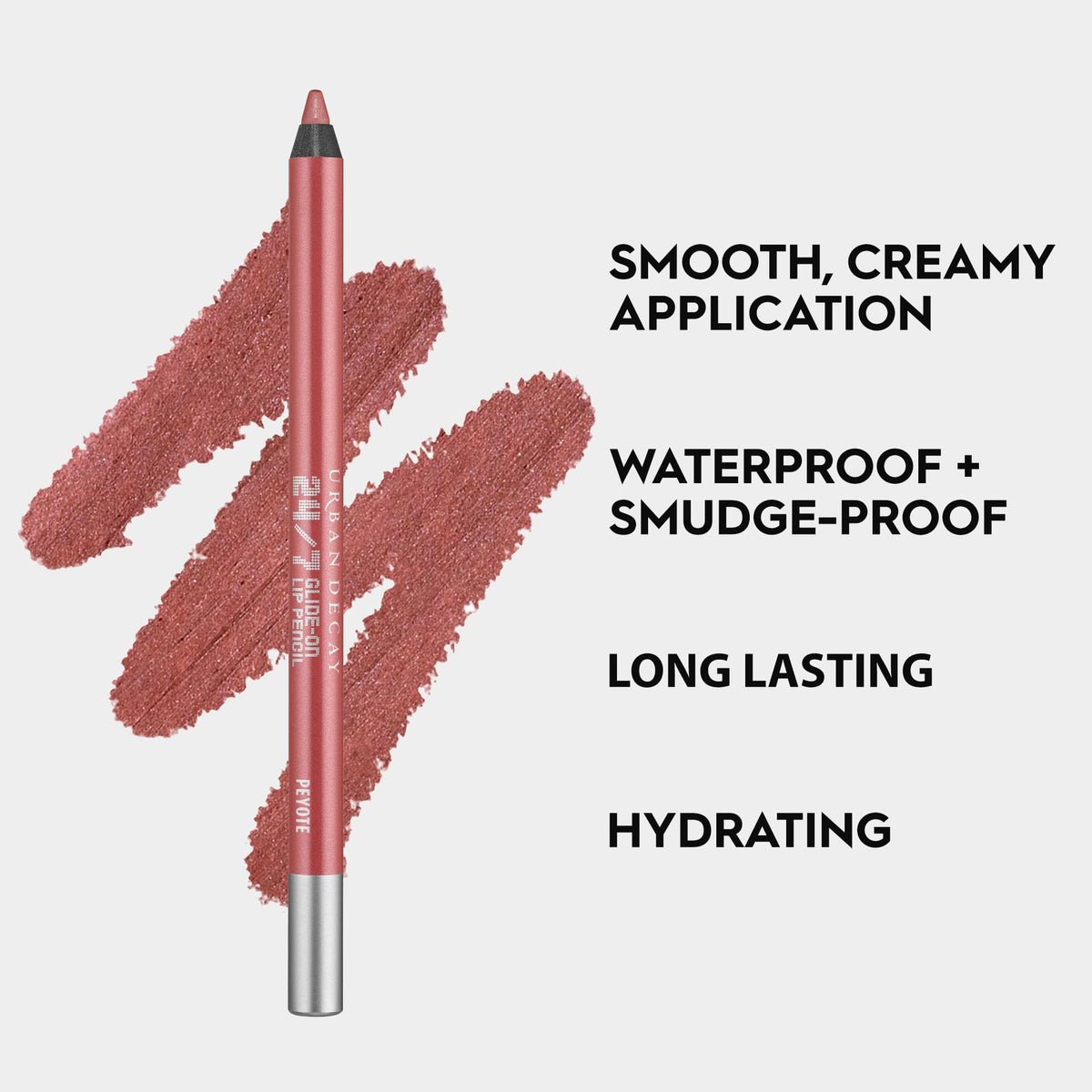 URBAN DECAY 24/7 Glide-On Waterproof Lipliner Peyote swatch