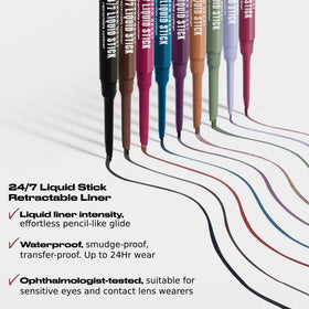 URBAN DECAY 24/7 Liquid Stick Eyeliner Matte Black with brush