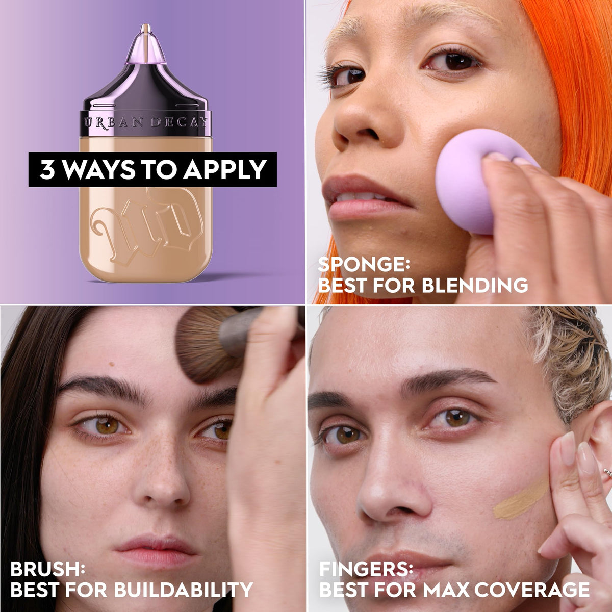 URBAN DECAY Face Bond Waterproof Foundation packaging details