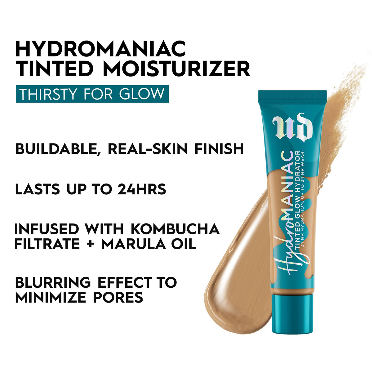 URBAN DECAY Hydromanic Tinted Glow Hydrator 51 Medium Neutral packaging