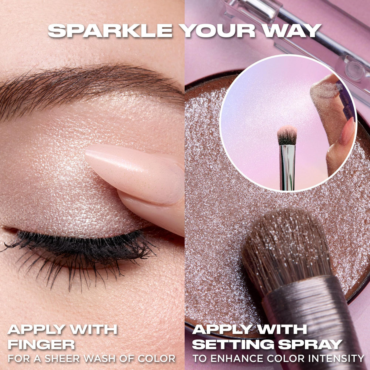 URBAN DECAY Moondust Eyeshadow Space Cowboy with brush