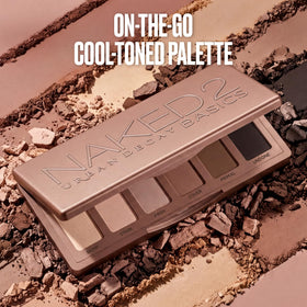 URBAN DECAY Naked2 Basics palette open showing 6 shades