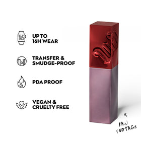URBAN DECAY Vice Lip Bond Lipstick Merlot Red applicator close-up
