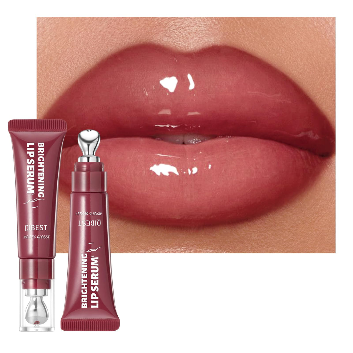 URQT Brightening Lip Serum 04# Red Bean front view