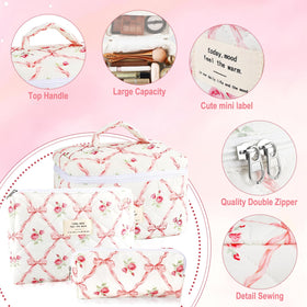 URSKYTOUS medium makeup bag filled with cosmetics
