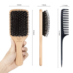 URTHEONE Boar Bristle Hair Brush packaging view