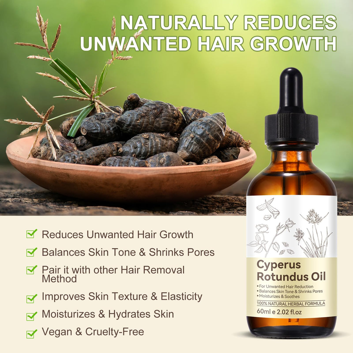 Uruses Cyperus Rotundus Oil packaging details