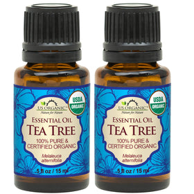 US Organic 100% Pure Tea Tree Essential Oil 15ml front view