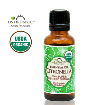 US Organic Citronella Essential Oil 30 ml with dropper