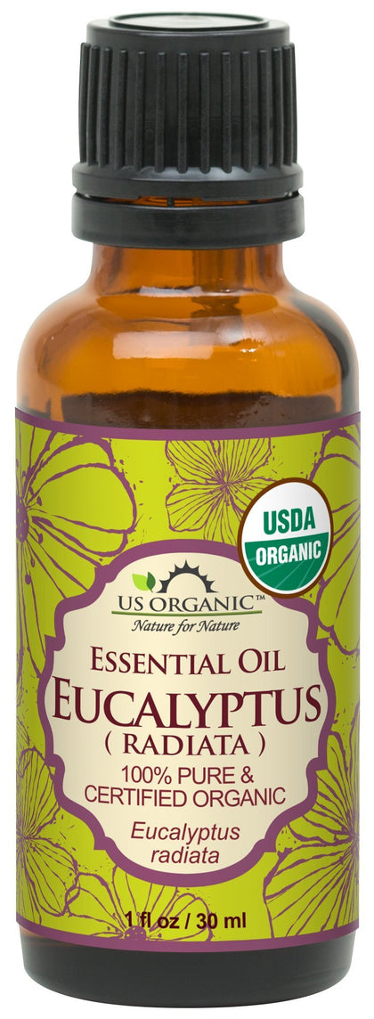 US Organic Eucalyptus Essential Oil 30ml front view