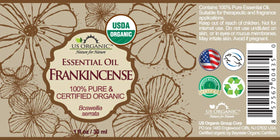 US Organic Frankincense Essential Oil 30ml packaging