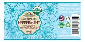 US Organic Peppermint Oil 30ml with improved cap and dropper