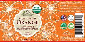 US Organic Sweet Orange Essential Oil packaging