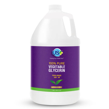 US+ Vegetable Glycerin 1 Gallon front view